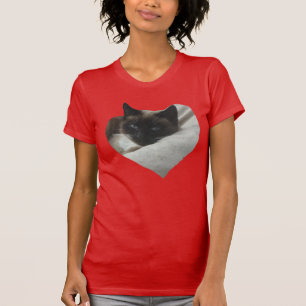 T-Shirt Siamese - Gros plan