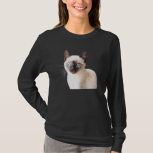 T-shirt Siamese Kitty Tee Chats Pour Chat Maman Chat Asiat