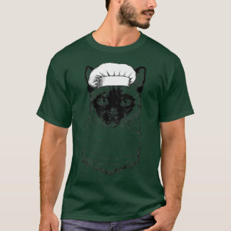 T-shirt Siamese Meezer Mese Chat Cuisinier Chef Cuisine dr