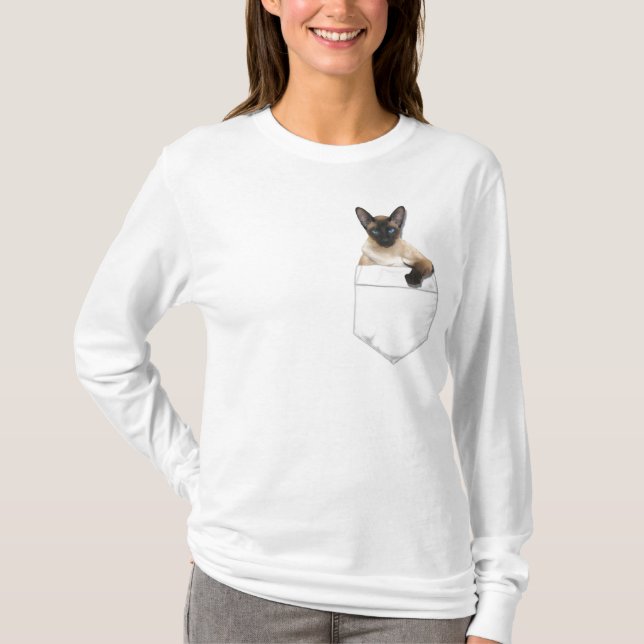 T-shirt Siamois dans votre poche (Devant)