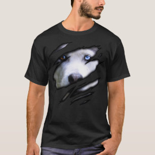 T-shirt Siberian Husky in me design, Dogdesign, Pedigree D