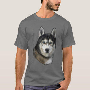 T-shirt Sibérie Husky Chien Maman Papa Tee Husky Apparel 