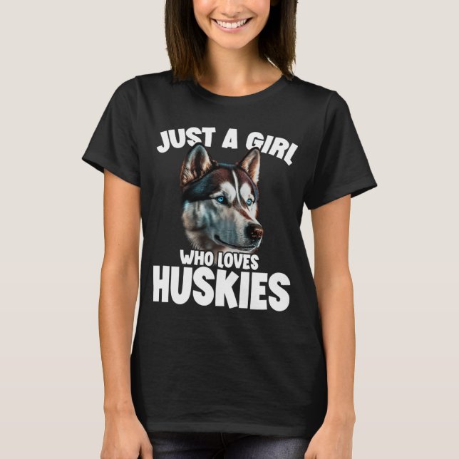 T-shirt Sibérie Husky Chien Propriétaire Husky Maman Jeu d (Devant)