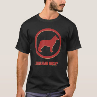 T-shirt Sibérie Husky Chien Retro Vintage