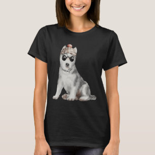 T-shirt Sibérie Husky Grandpa