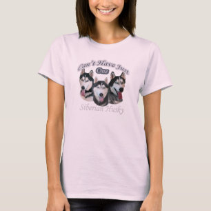 T-shirt Sibérie Husky trois vêtements "Can't have just One