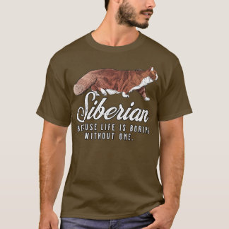 T-shirt Sibérie La Vie De Maman Est Ennuyante Sans Un Cade