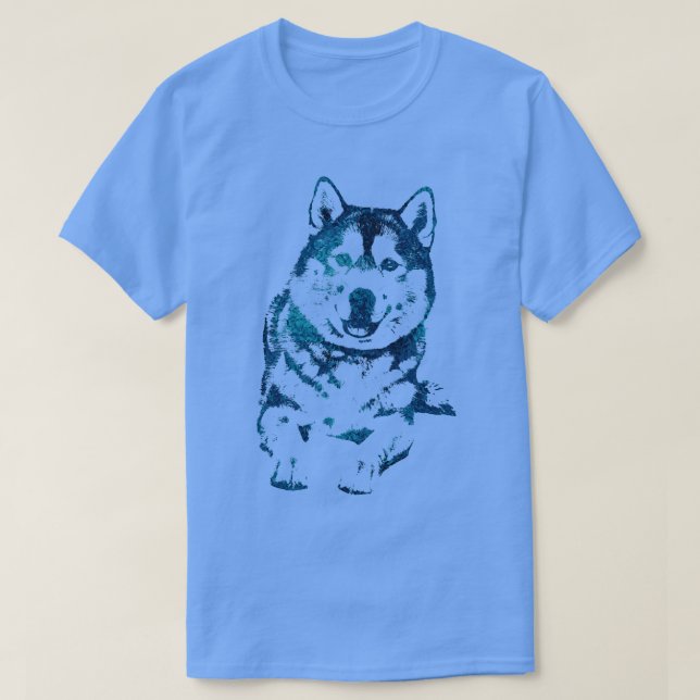 T-shirt Sibérien Husky 1 (Design devant)