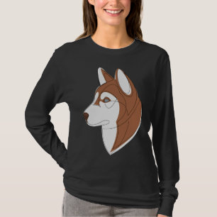 T-shirt Sibérien Husky Brown