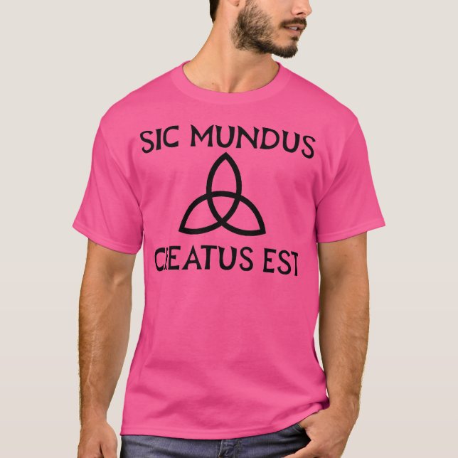 T-shirt Sic Mundus Creatus Est (Devant)