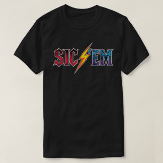 T-shirt Sic'Em Go Dawgs Highschool Football Pride et Fanw