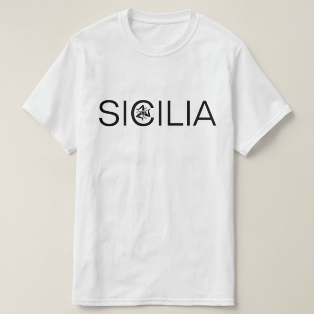T-shirt Sicilia et Trinacria (Design devant)