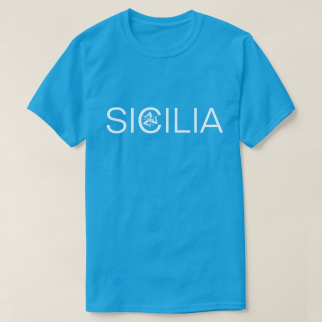 T-shirt Sicilia et Trinacria (Design devant)