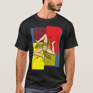 T-shirt Sicilia Sicile I Trinacria Italien