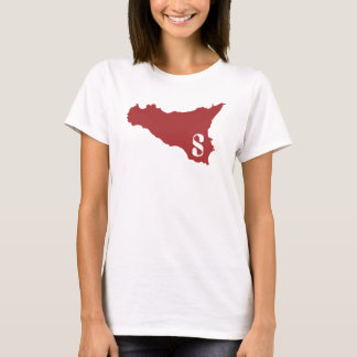 T-shirt Sicilia W rouge foncé