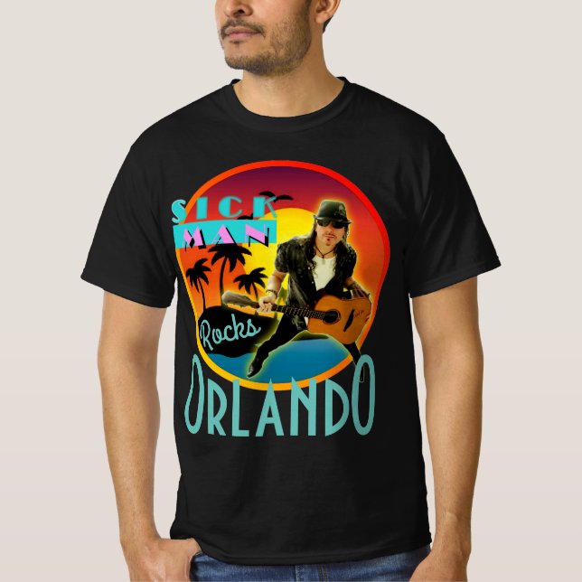T-SHIRT SICKMAN ROCKS ORLANDO (Devant)