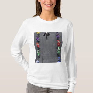 T-shirt Sideboys d'arc-en-ciel de marine des USA