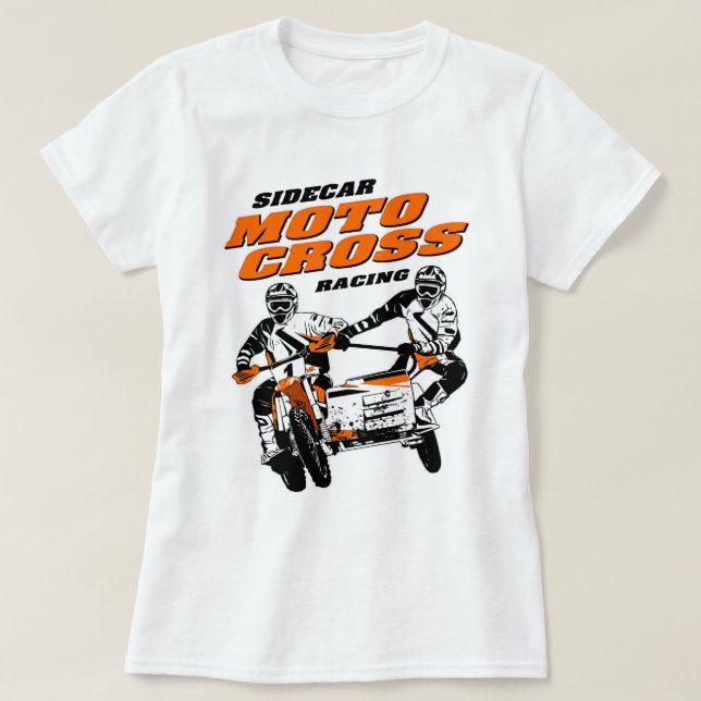 T-shirt Sidecarcross Side Car Moto Cross (Design devant)