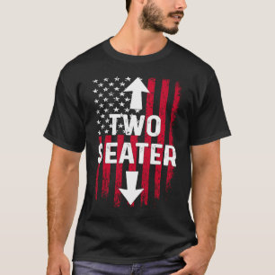 T-shirt Siège Deux Places 4 Juillet Sale Pour Hommes Humou