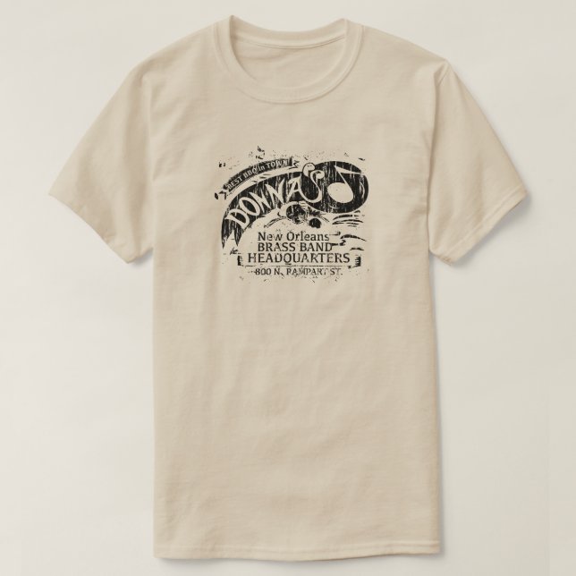 T-shirt Sièges sociaux de bande en laiton de la (Design devant)