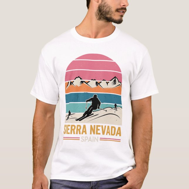 T-shirt Sierra Nevada Espagne (Devant)