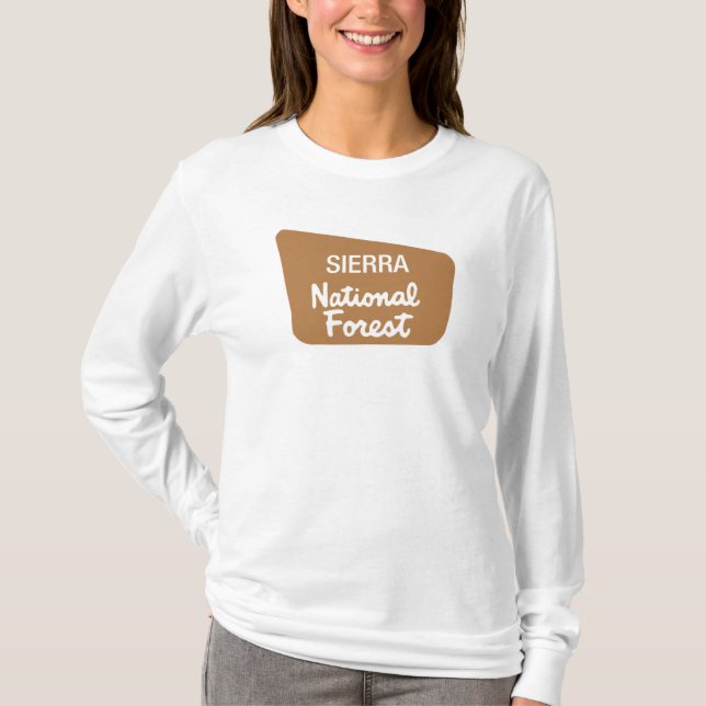 T-shirt Sierra réserve forestière (signe) (Devant)