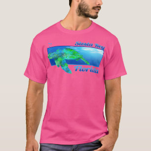 T-shirt Siesta Key Florida Natation Tortue de mer