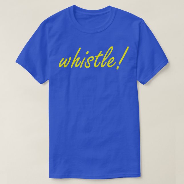 T-shirt siffler (Design devant)