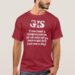 T-shirt SIG "Systèmes d'information géographiques"