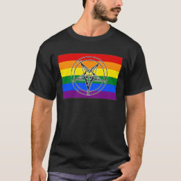 T-shirt Sigil de Baphomet de fierté LGBTQIA+