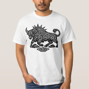 T-shirt Sigil du Taureau — Tatouage Zodiaque Enraciné