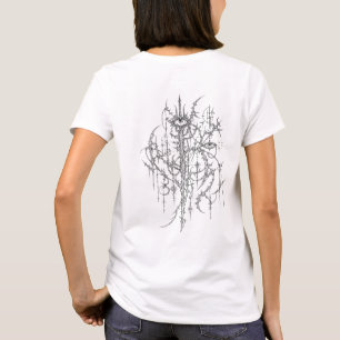 T-shirt Sigilisme Cyber Intriqué Art Linéaire Œil Gothique