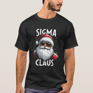 T-shirt Sigma Claus Drôle Gen Alpha Collège Noël
