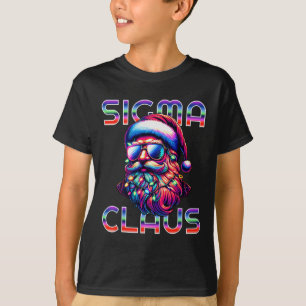 T-shirt Sigma Claus Funny Père Noël Noël Mème Ados garçons