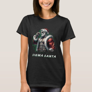 T-shirt Sigma Santa Bruh Père Noël Rizz Joyeux Noël