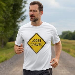 T-shirt Signal d'avertissement de perte de gravier