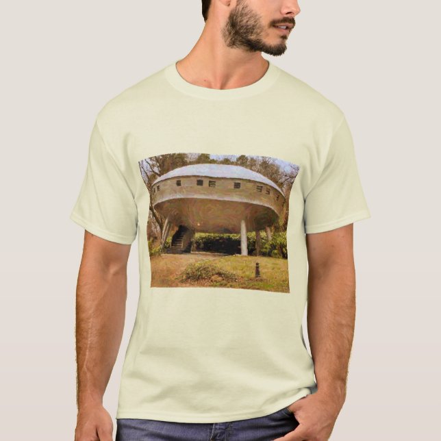 T-shirt Signal Mountain, TN peinture OVNI (Devant)
