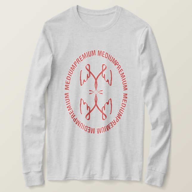 T-shirt Signal ovale moyen Premium (Design devant)