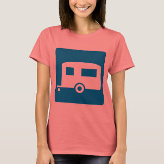 T-shirt Signal routier Camping de remorque