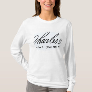 T-shirt Signature du Roi Charles I