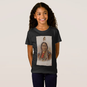 T-Shirt Signaux de fumée : Lakota Indian Chief Sitting Bul