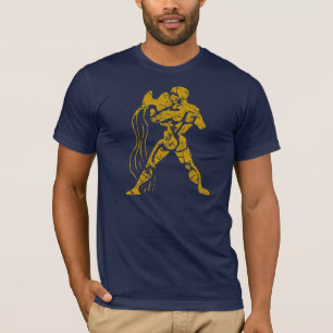 T-shirt Signe Aquarius Zodiac Grunge Jan 20 - Février 18