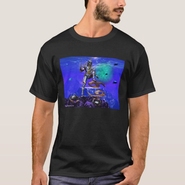 T-shirt SIGNE D'ANNIVERSAIRE DU Zodiac SOUS-MER SURRÉAL /  (Devant)