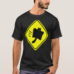 T-shirt SIGNE D'Avertissement Japon Écureuil Volant Protég