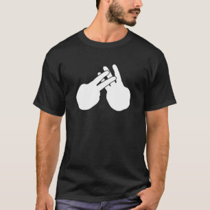T-shirt Signe de la bande HTML5 - BLANC