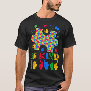 T-shirt Signe de la main Sois Gentil Langue des Signes ASL