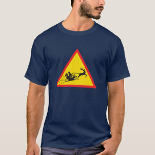 T-shirt SIGNE DE LA ROUTE DE Sleigh père Noël