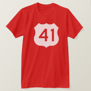 T-shirt Signe de l'itinéraire 41 des USA