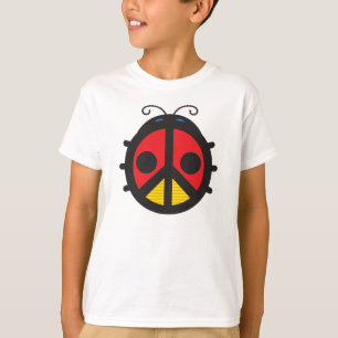 T-shirt Signe de paix de coccinelle