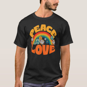 T-shirt SIGNE DE PAIX LOVE 1960 1970 Tie Dye Hippie Super